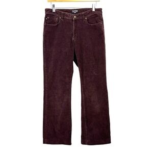 Polo Jeans‎ Co Ralph Lauren Womens 6 Corduroy Pants Brown Bootcut Grunge Y2k USA